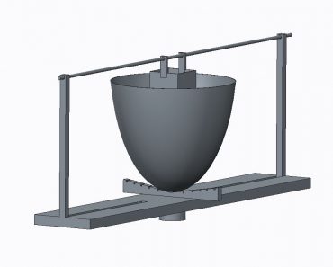 CAD Model for CF Solar Cooker