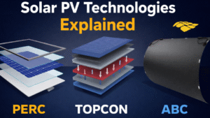 PERC vs TOPCon vs ABC: Understanding Modern Solar Panel Technologies